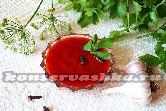 рецепт томатного соуса  с пряностями