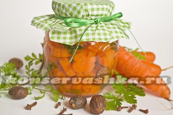 рецепт моркови гарнирной на зиму