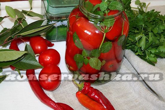 Маринованные помидоры, пошаговый рецепт с картинками 