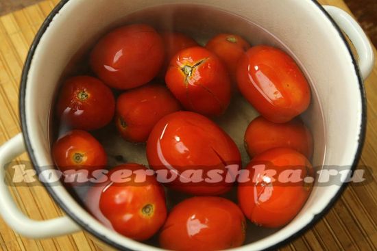 помидоры очистить от кожицы