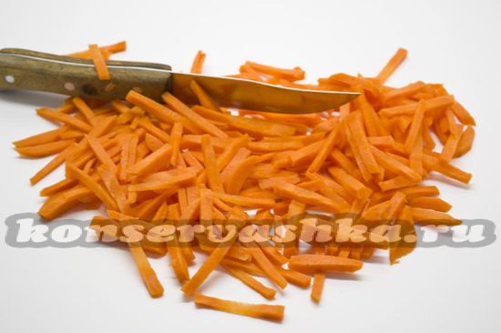 трем морковку