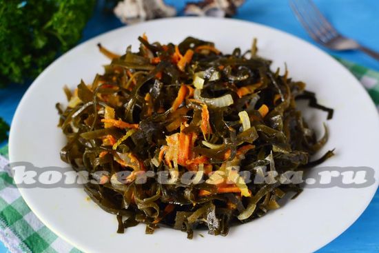 рецепт салата из морской капусты по-корейски