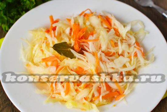 рецепт салата из белокочанной капусты «Объедение»