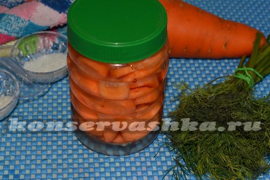Консервированная морковь на зиму - рецепт с фото