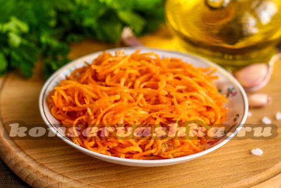 Морковь по-корейски: рецепт, настоящий рецепт