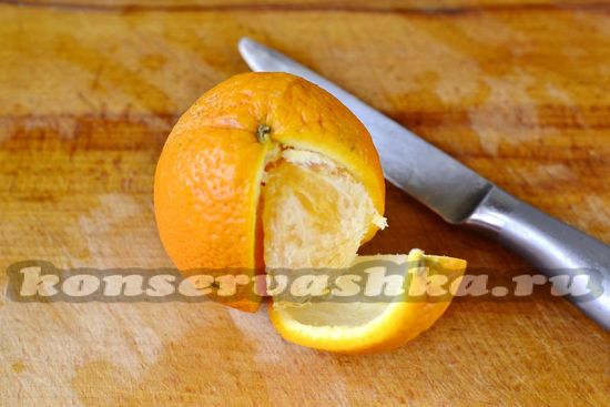 апельсин очистить