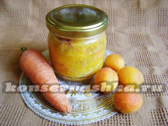 Абрикосовый джем с морковью: рецепт с фото