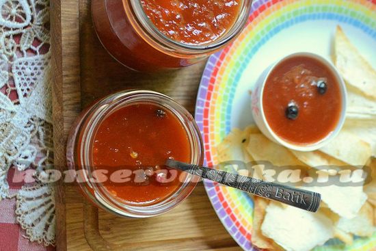рецепт томатно-сливового кетчупа