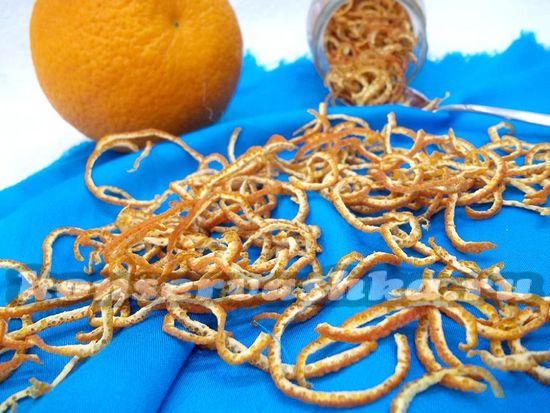Как высушить цедру апельсина