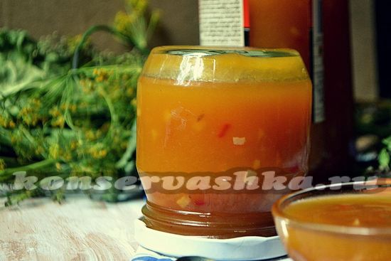 рецепт кисло-сладкого соуса из алычи и персика.