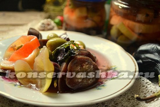 Овощное ассорти на зиму с оливками: рецепт с фото