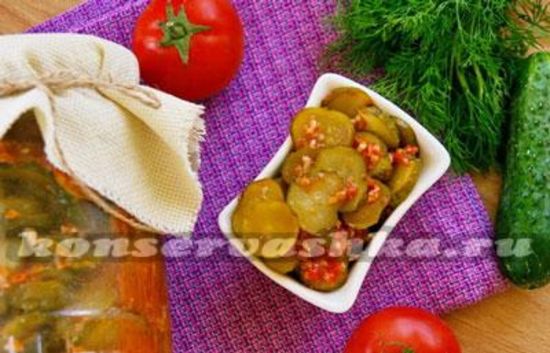 Салат из переросших огурцов на зиму: рецепты