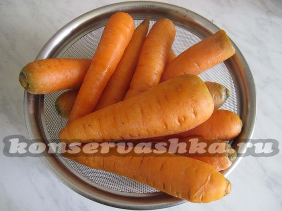Остуживаем морковь