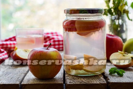 Рецепт Компот из яблок и груш на зиму