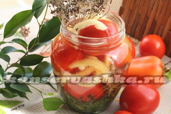 рецепт консервированных томатов