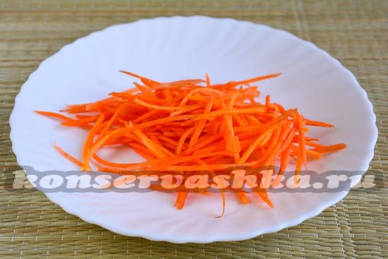 Шинкуем морковь