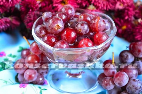 Рецепт квашеного винограда