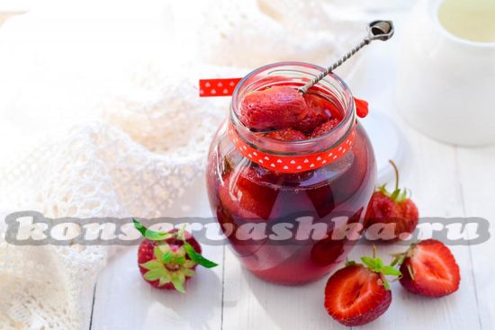рецепт клубничного варенья с целыми ягодами