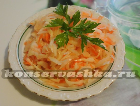 рецепт хрустящей квашеной капусты