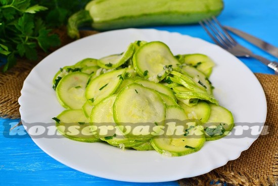 Рецепт маринованных кабачков