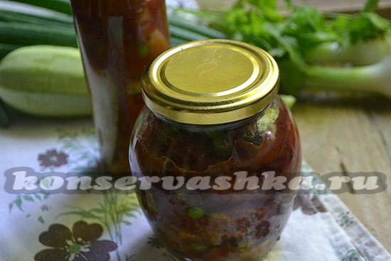 Овощной салат на зиму