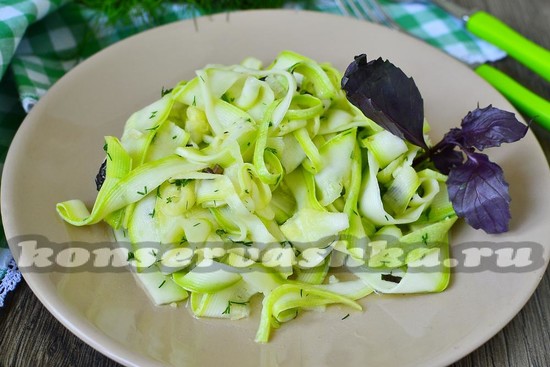 рецепт закуски из кабачков с медом
