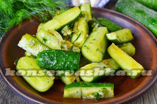 рецепт огурцов по-корейски