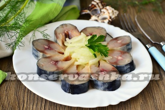 рецепт маринованной скумбрии