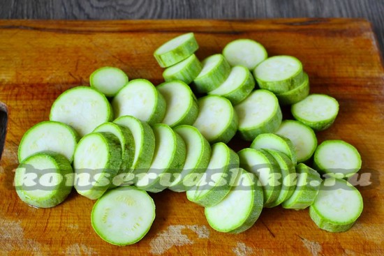 кабачки нарезать