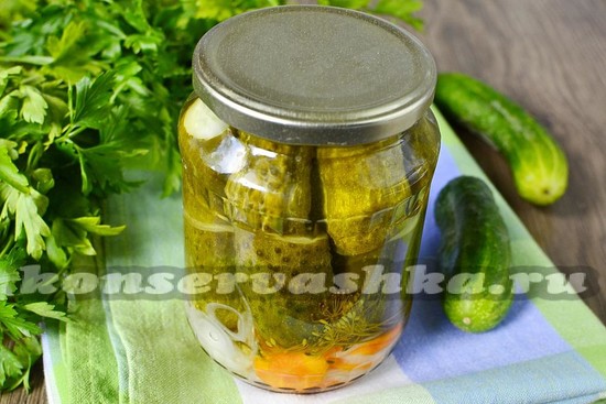 рецепт маринованных огурцов на зиму