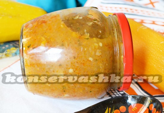 Кабачковая икра на зиму