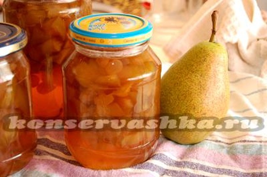 рецепты грушевого варенья