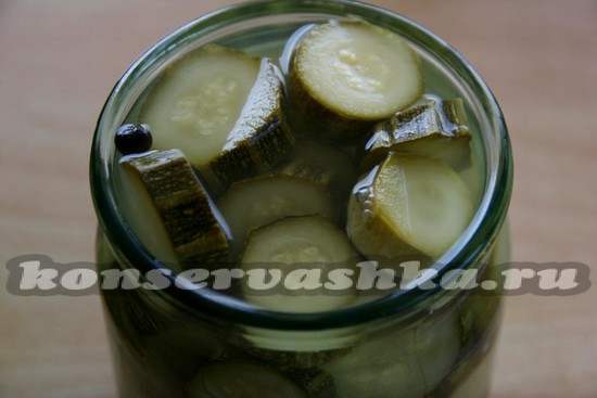 перекладываем кабачки