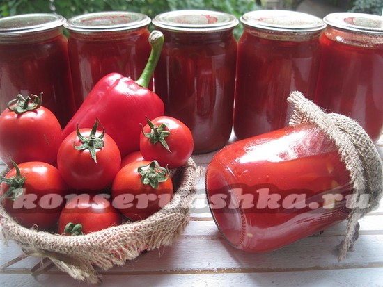 Маринованный перец в томате