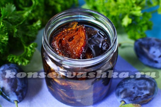 рецепт вяленой сливы в духовке