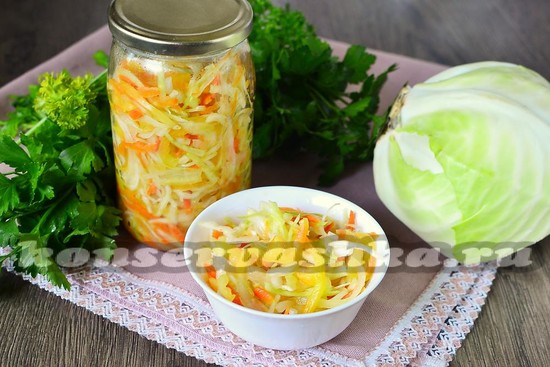 Салат из капусты «Закусончик»