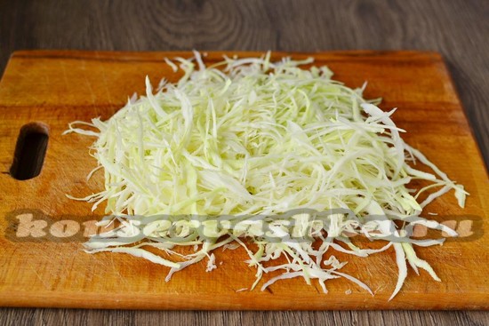 капусту нашинковать