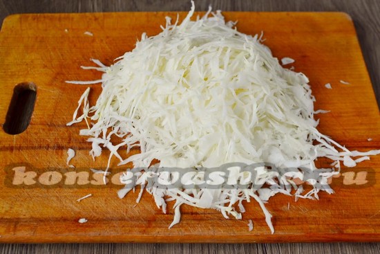 капусту нашинковать