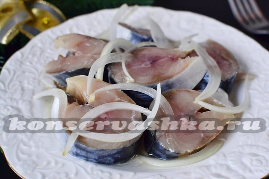 Скумбрия, маринованная за 2 часа