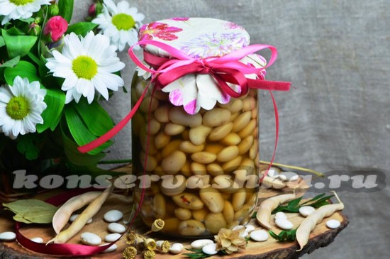 рецепт маринованной фасоли на зиму