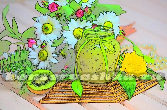 как приготовить джем из киви