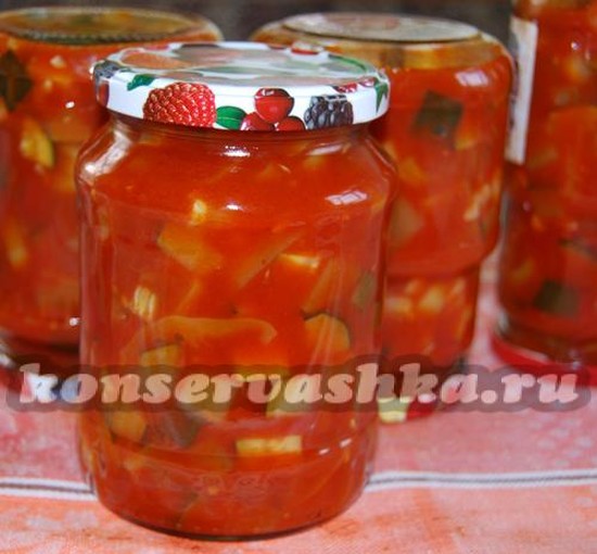 рецепт лечо из кабачков
