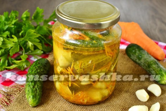 рецепт огурцов по-корейски на зиму
