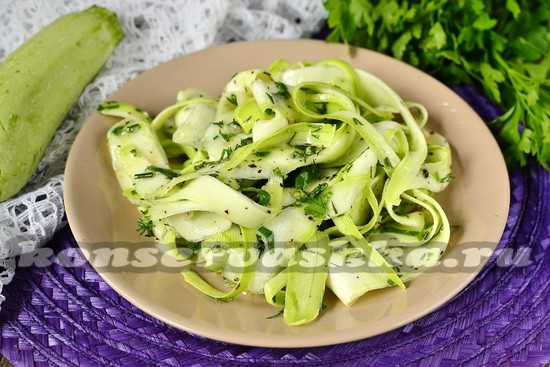 Маринованные кабачки быстрого приготовления без закатки