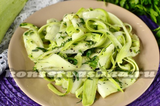 рецепт маринованных кабачков быстрого приготовления без закатки