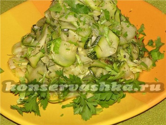 Кабачки маринованные