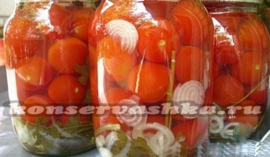 Помидоры с морковной ботвой на зиму