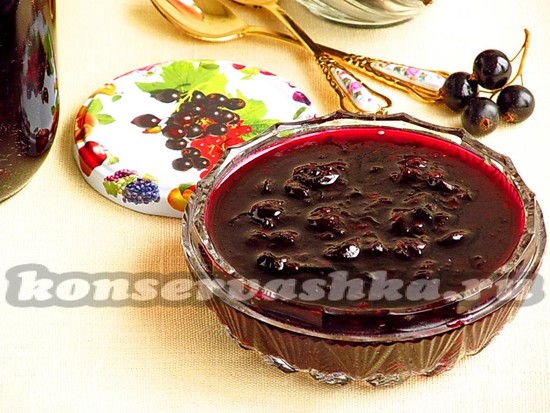 Джем из чёрной и красной смородины