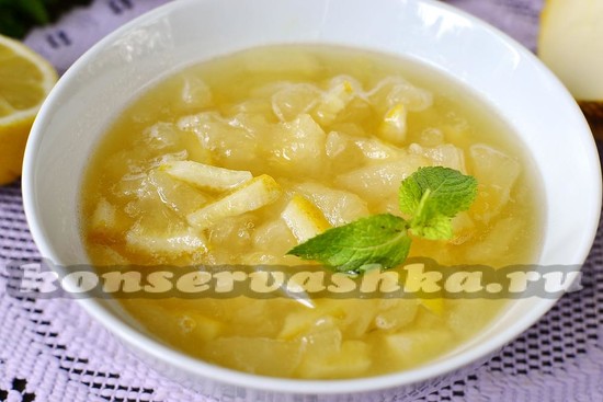 рецепт варенья из дыни