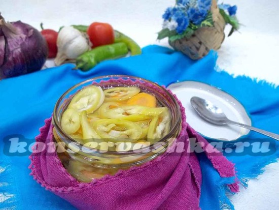 Маринованный острый перец на зиму